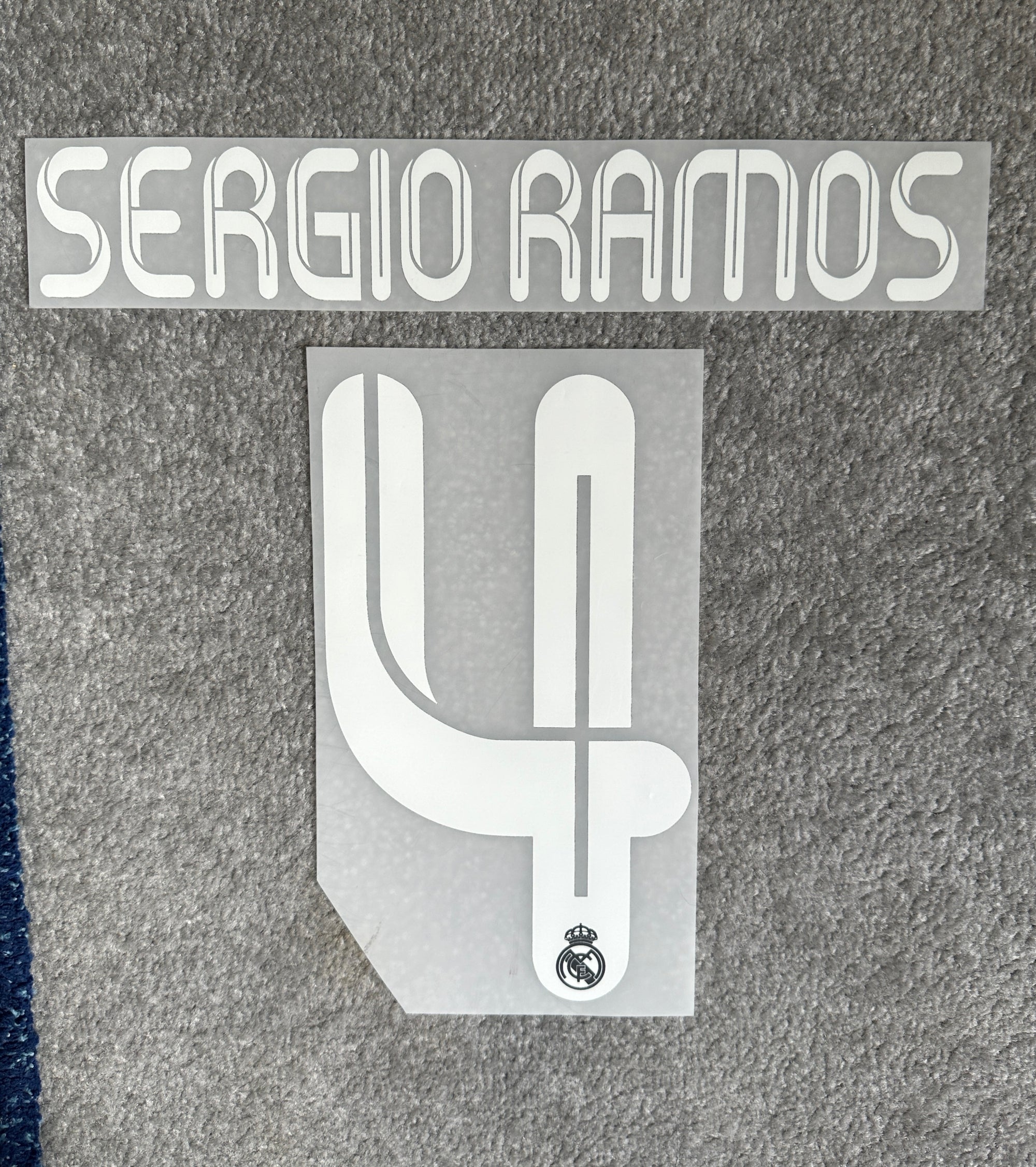 Real Madrid 2010/11 Away Sergio Ramos Name Set