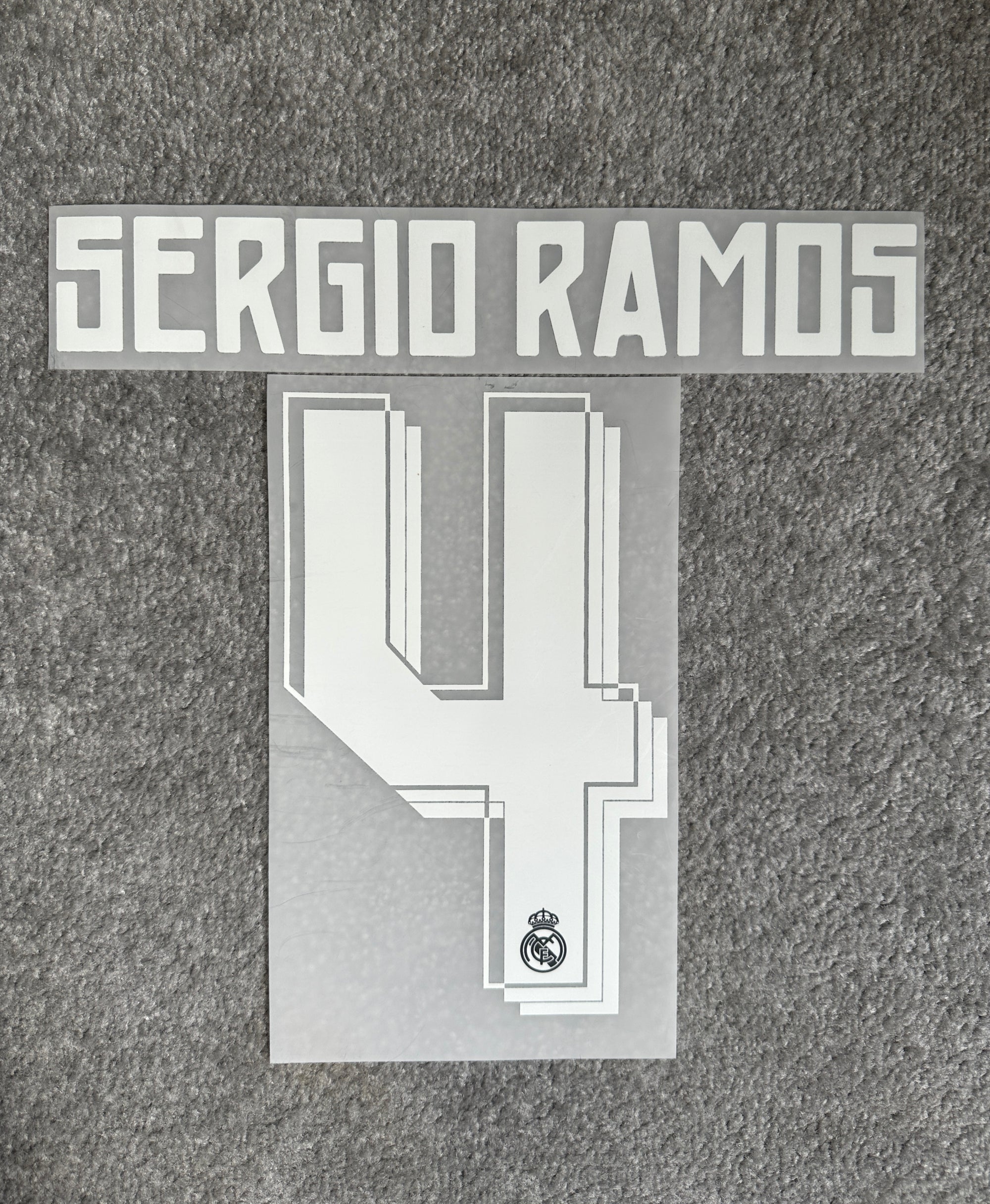 Real Madrid 2015/16 3rd Sergio Ramos Name Set