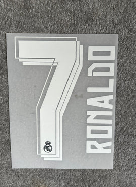 Real Madrid 2015/16 3rd Ronaldo Name Set