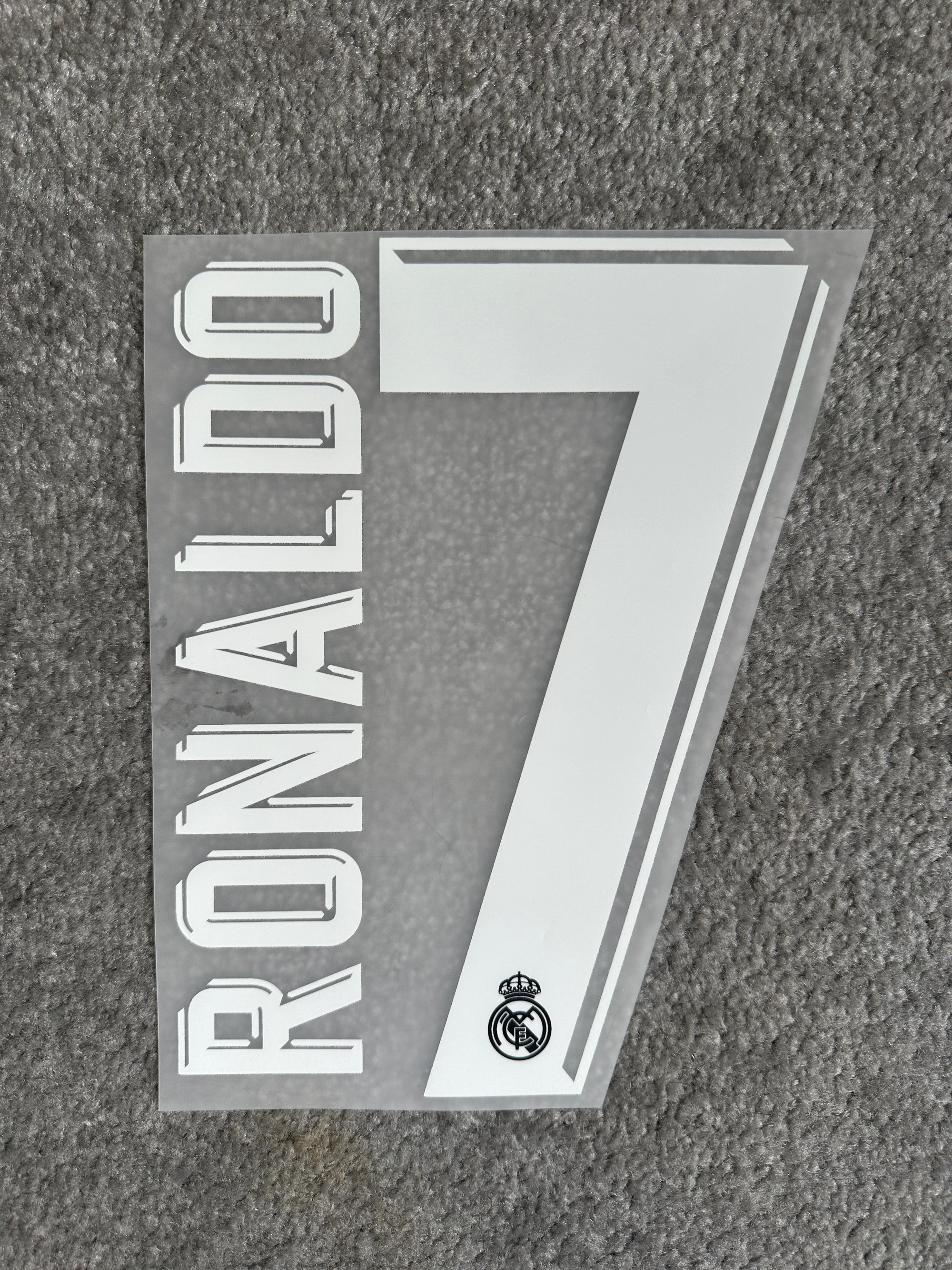 Real Madrid 2017/18 Away Ronaldo Name Set