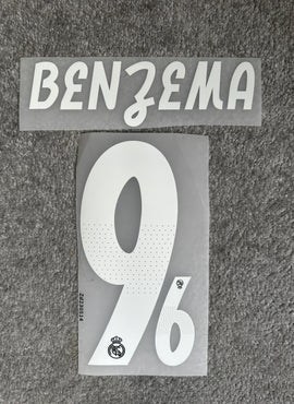 Real Madrid 2018/19 Benzema Name Set