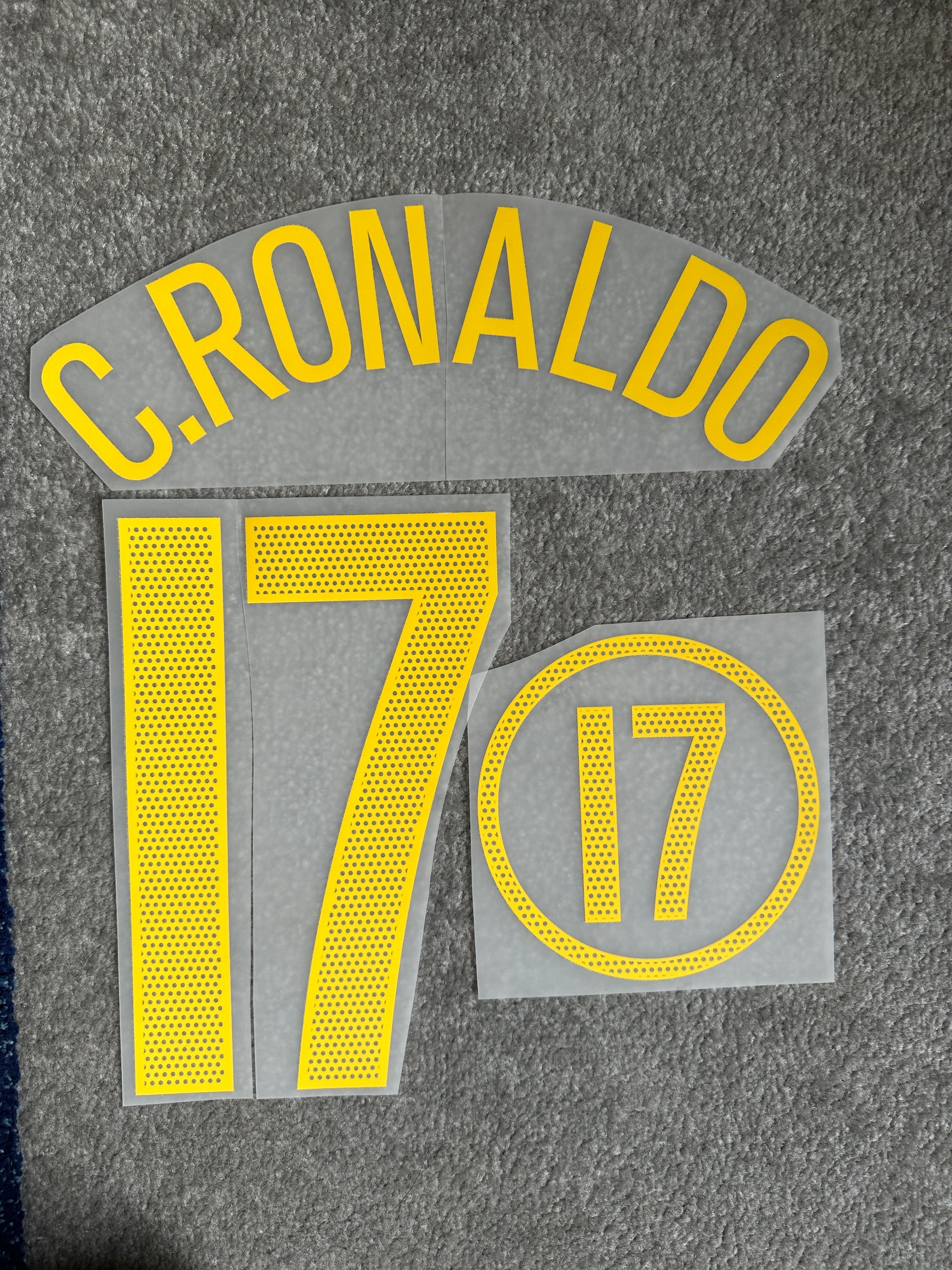 Portugal 2004 Ronaldo Name Set