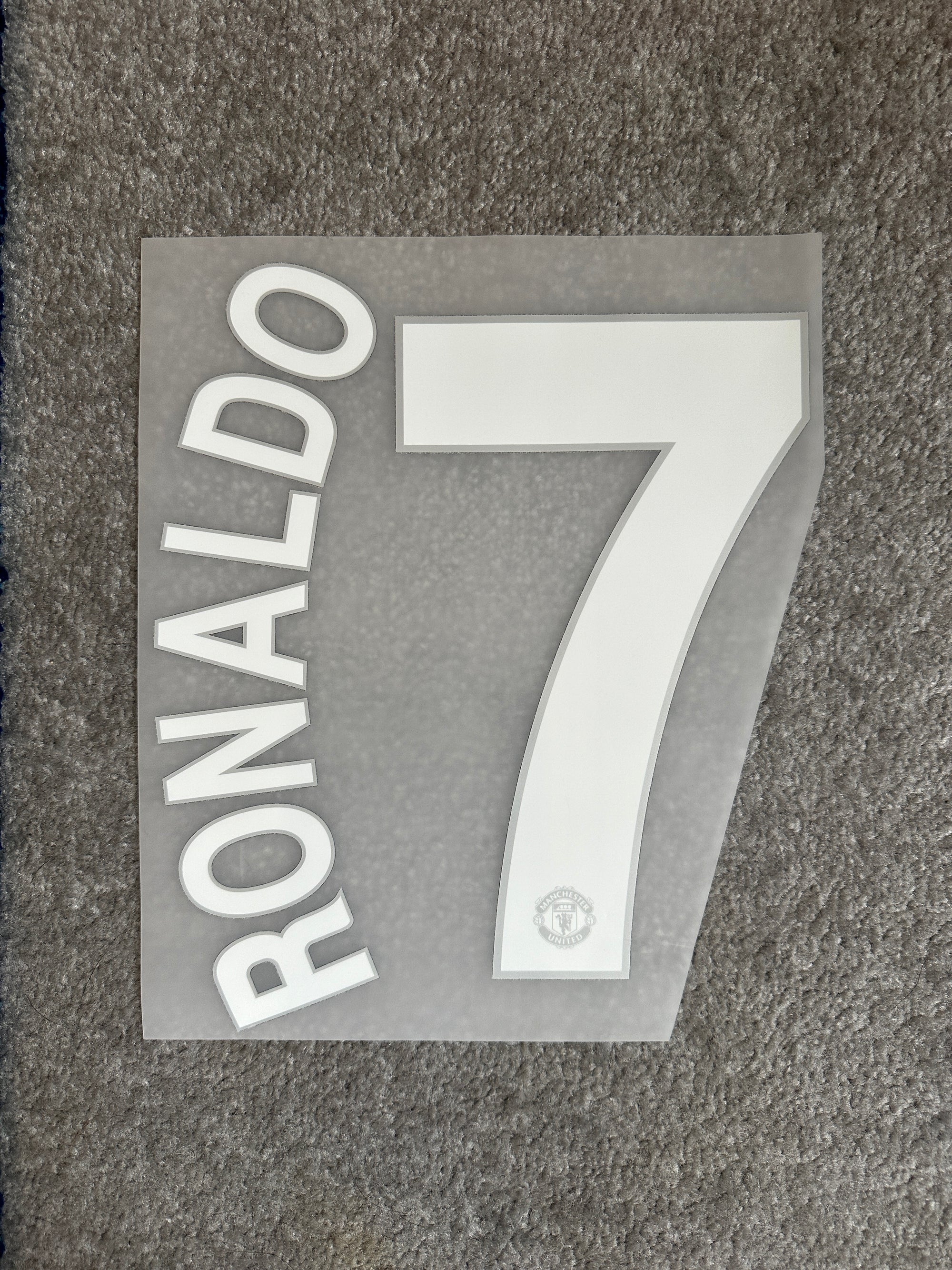Man United 2008/09 UCL Ronaldo Name Set