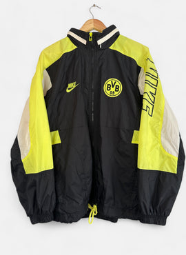 Borussia Dortmund 90's Hooded Rain Coat - Large