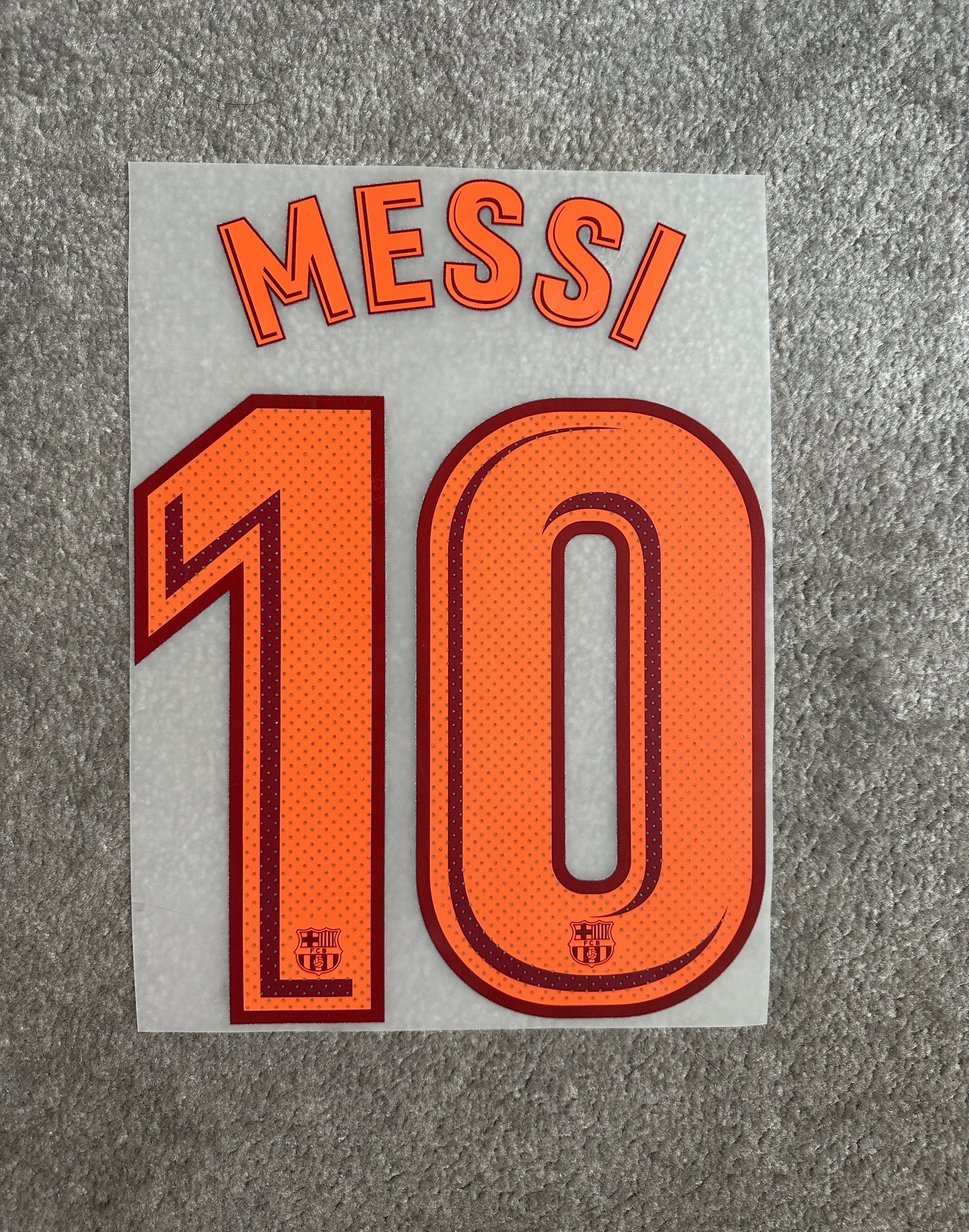 Barcelona 2017/18 Messi 3rd Name Set