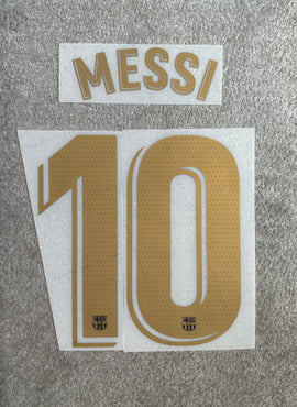 Barcelona 2019/21 Messi Away Name Set