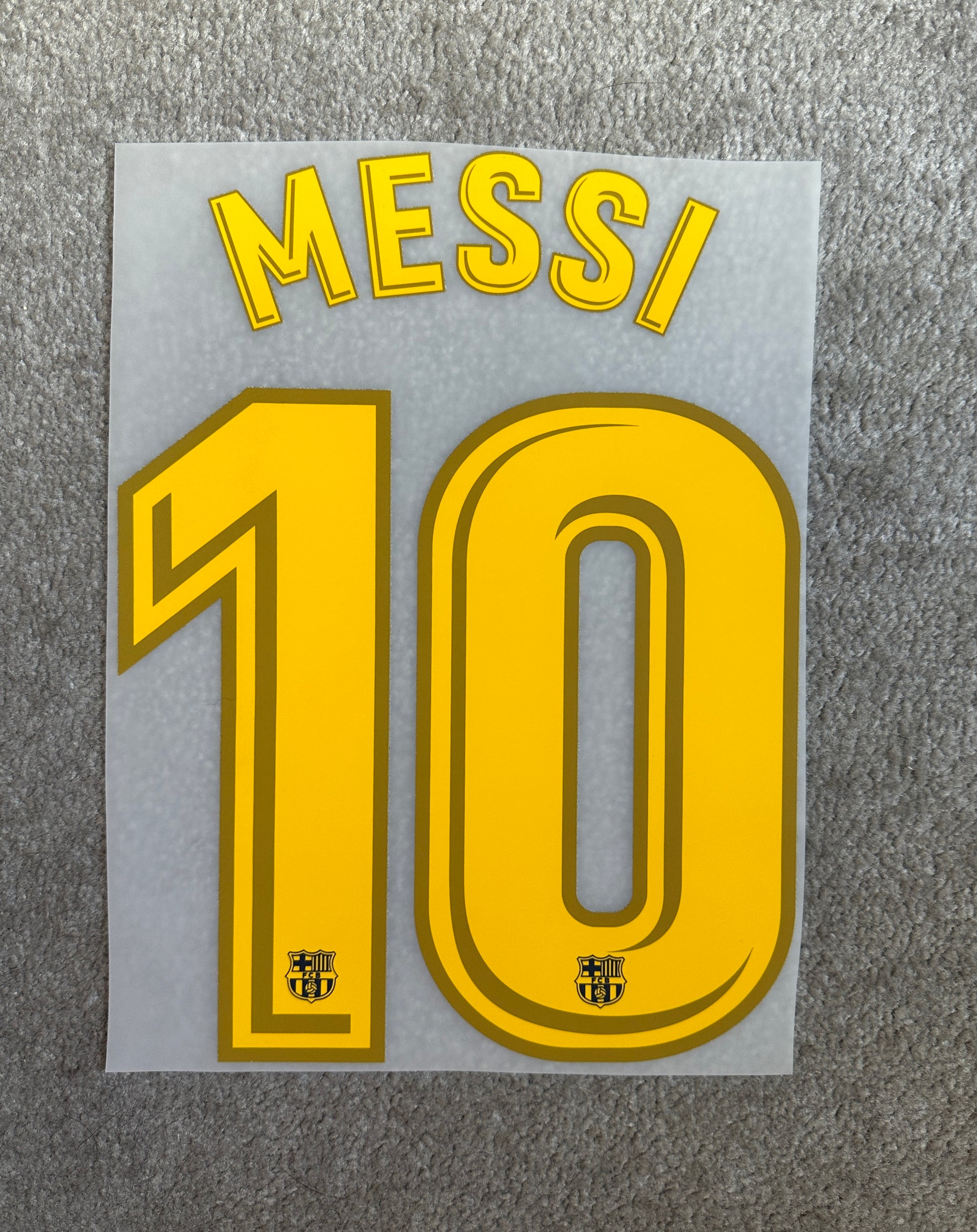 Barcelona 2017/18 Home Messi Nameset