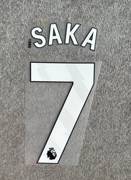 Arsenal 2023/24 Saka Home Name Set