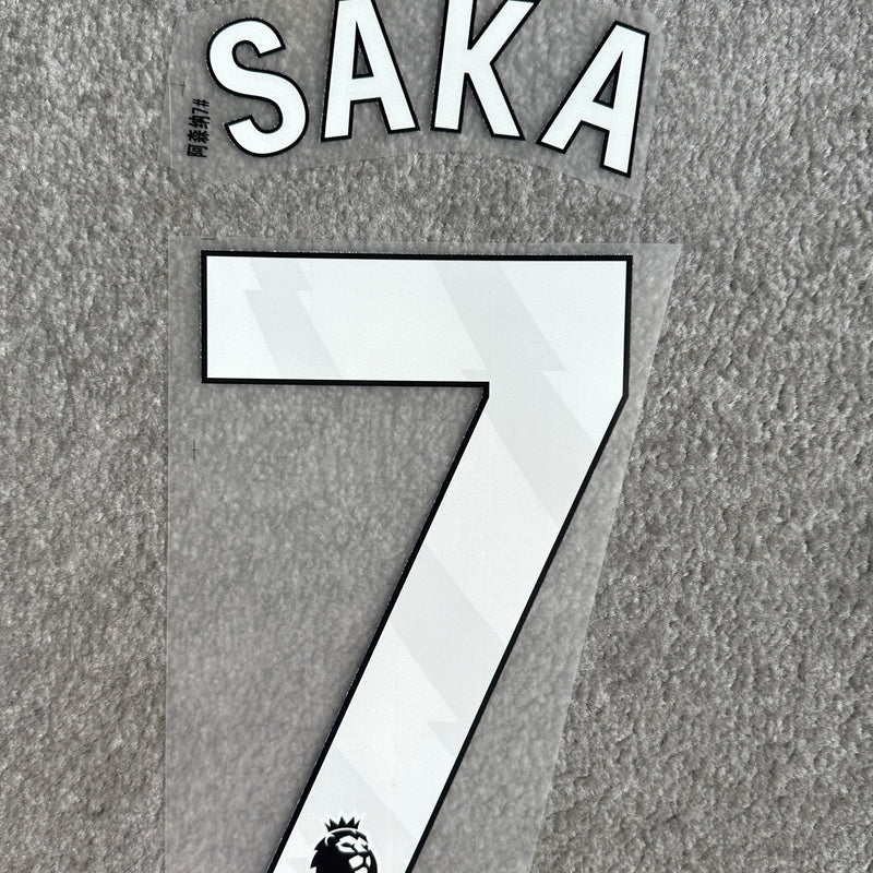 Arsenal 2023/24 Saka Home Name Set