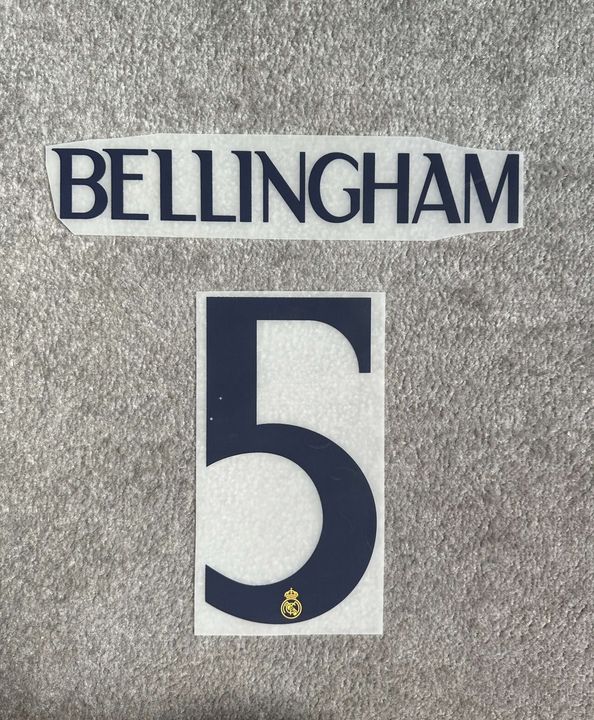 Real Madrid 2023/24 Bellingham Home Cup Name Set