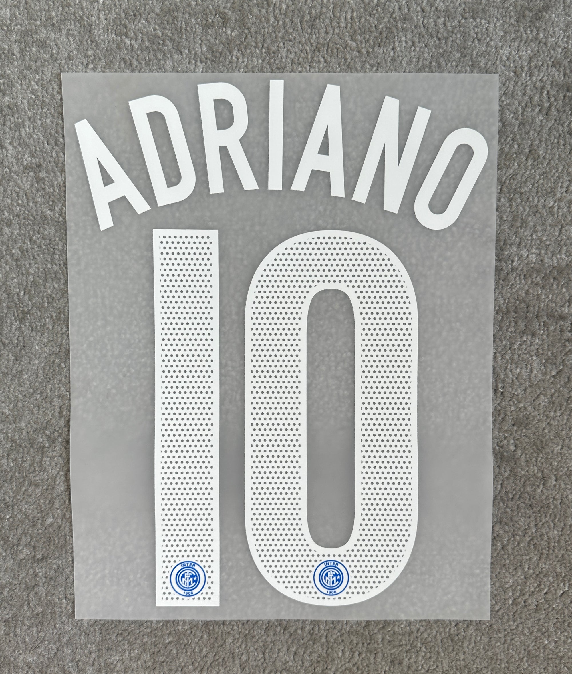 Inter Milan 2004/05 Adriano Home Name Set