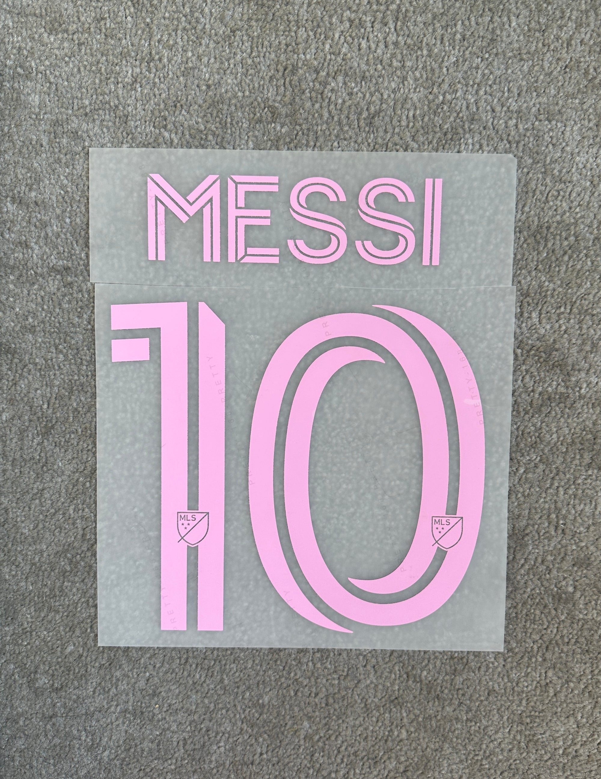 Inter Miami 23/24 Messi Away Name Set