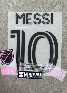 Inter Miami 23/24 Home Messi Name Set + Patches