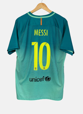 Barcelona 2016/17 Messi 3rd Football Shirt - Large