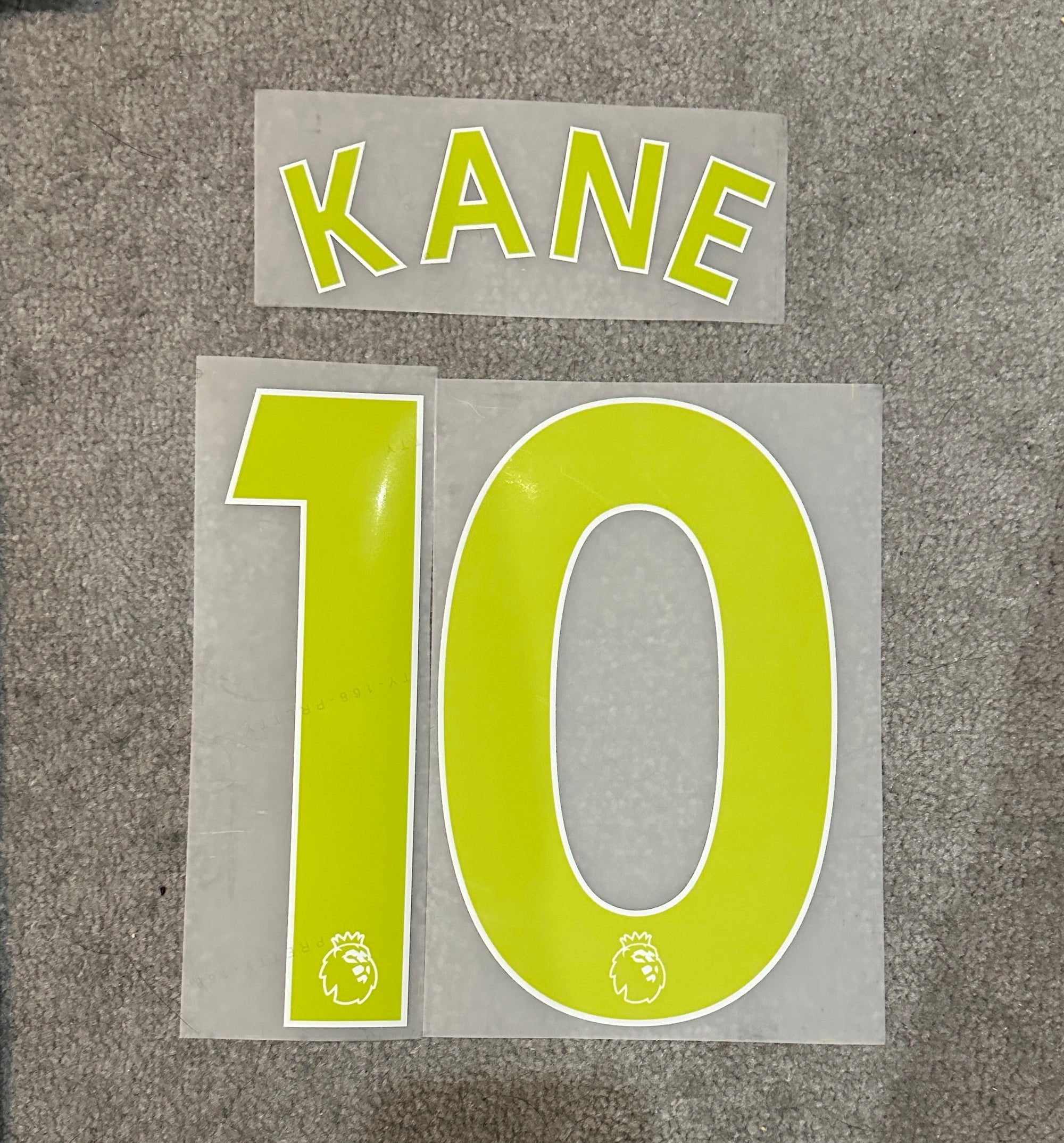 Tottenham 2020/21 Away Kane Name Set