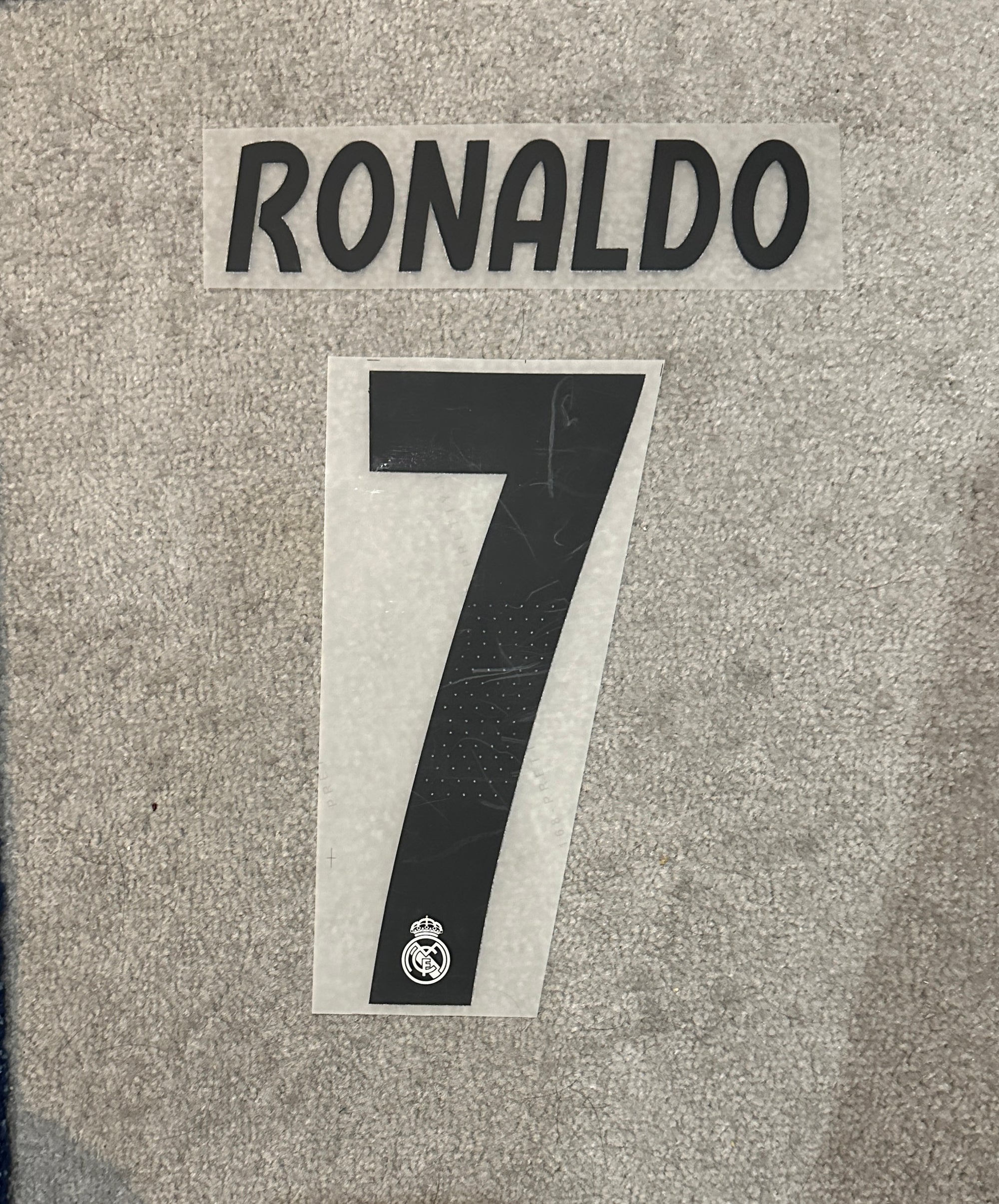 Real Madrid 2018/19 Ronaldo Home Name Set