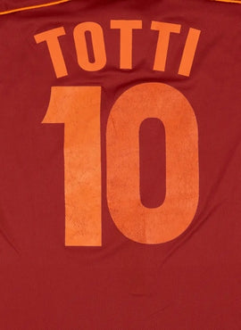 AS Roma 1998/99 Totti Home Name Set