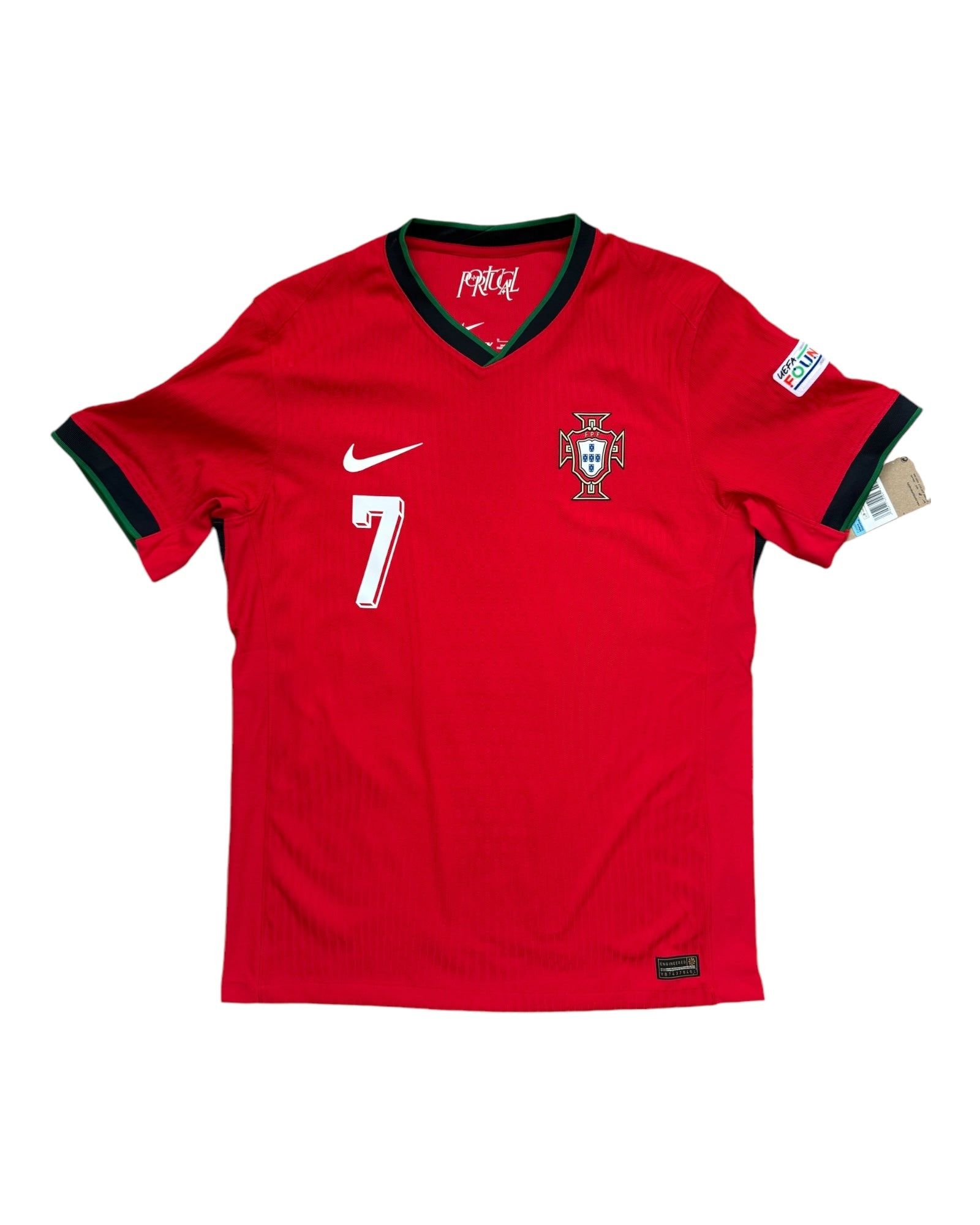 Portugal Euro 2024 Home Vapor Ronaldo Shirt - Medium