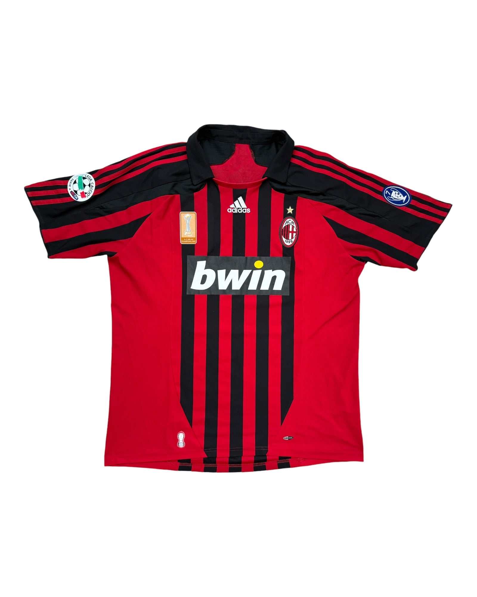 AC Milan 2007/08 Home Kaka Football Shirt - XL