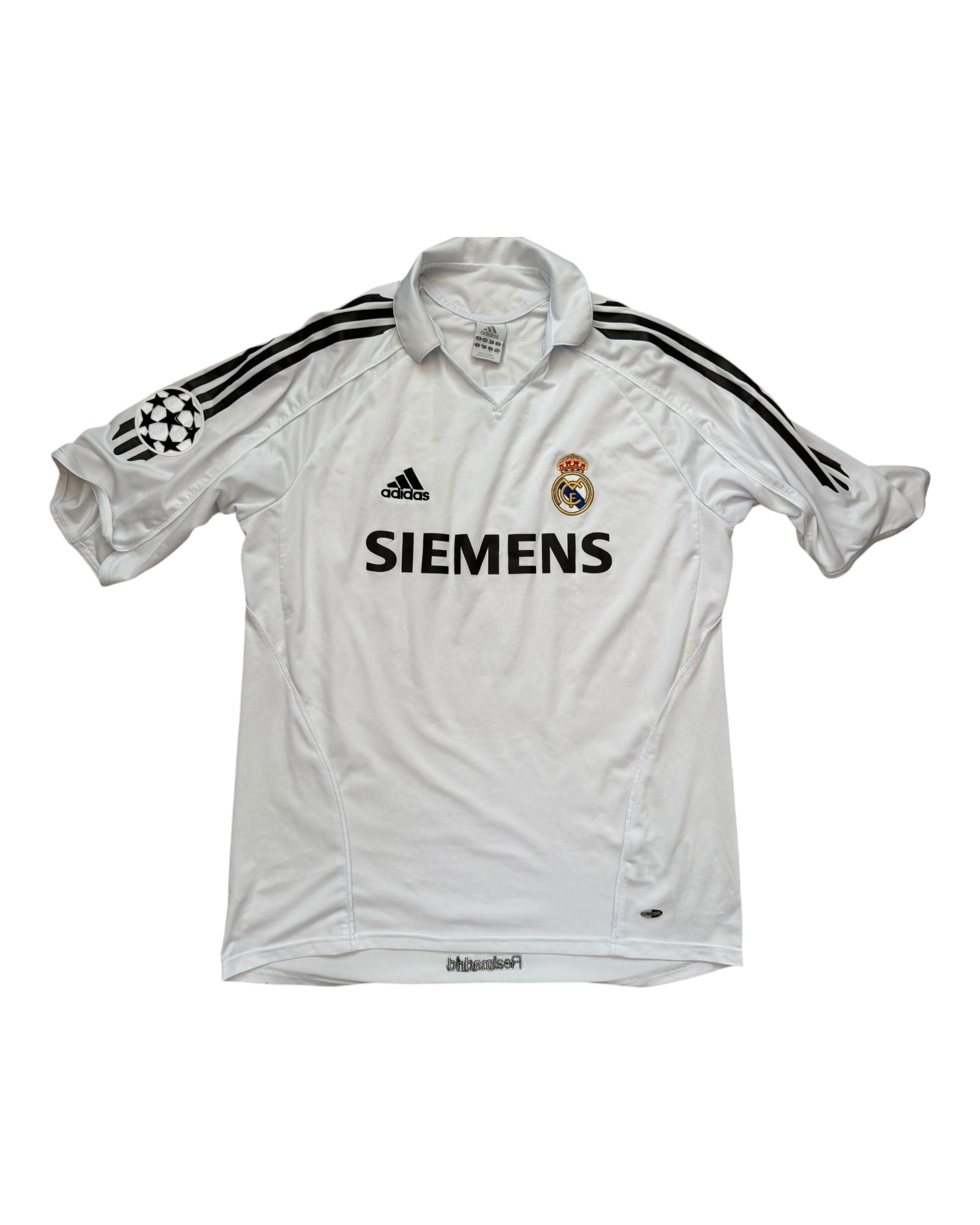 Real Madrid 2005/06 Zidane UCL Football Shirt - Medium