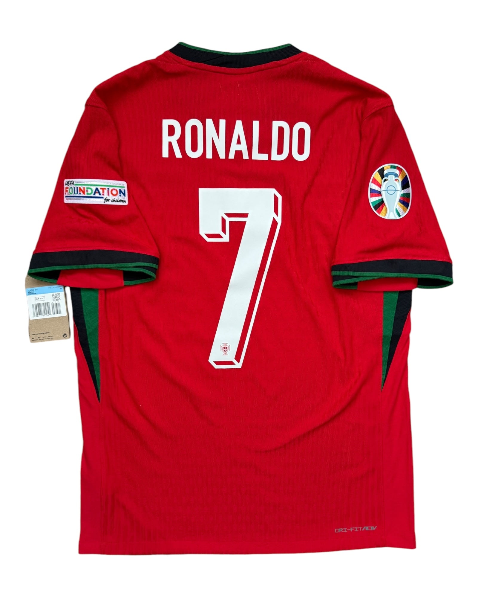 Portugal Euro 2024 Home Vapor Ronaldo Shirt - Medium