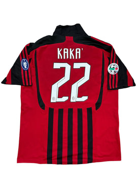 AC Milan 2007/08 Home Kaka Football Shirt - XL