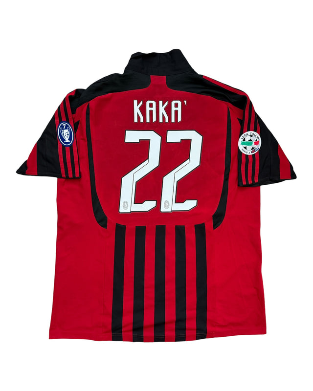 AC Milan 2007/08 Home Kaka Football Shirt - XL
