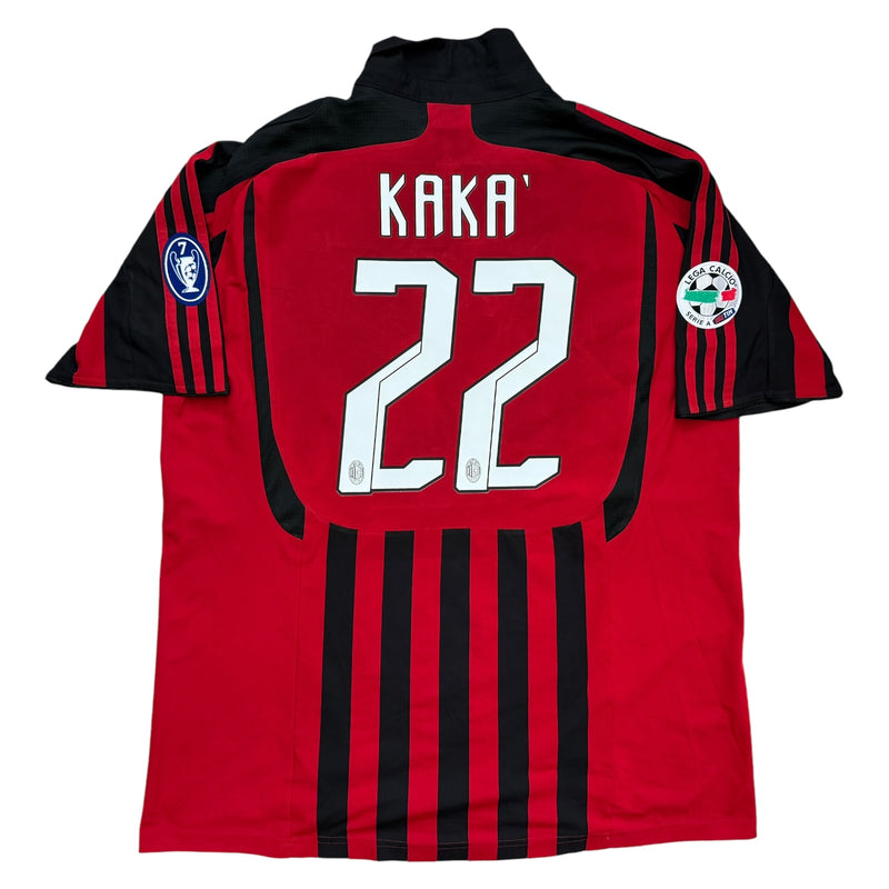 AC Milan 2007/08 Home Kaka Football Shirt - XL