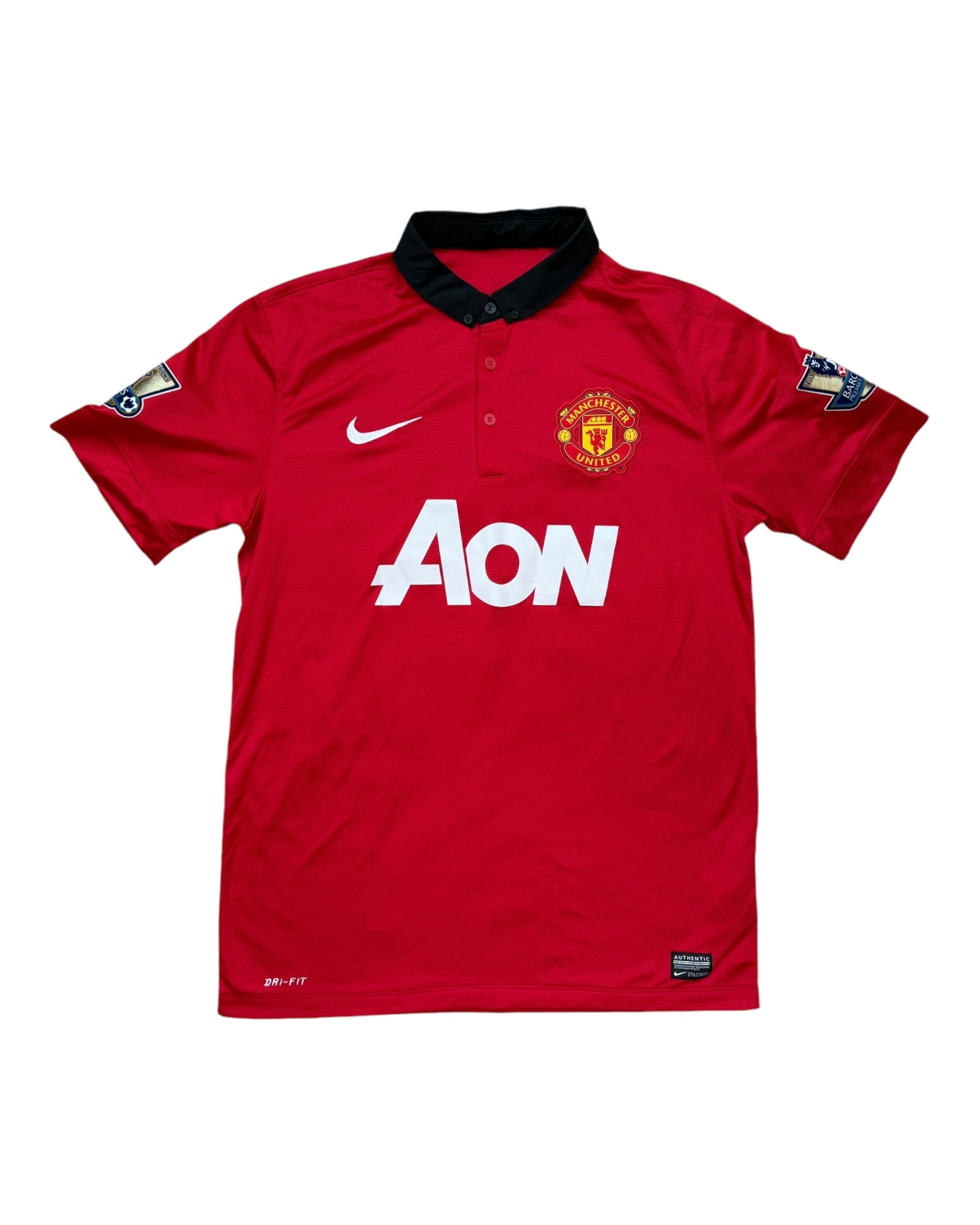 Man United 2013/14 Chicharito Home Football Shirt - Medium