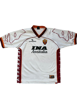 AS Roma 1999/00 Away Football Shirt - L/XL