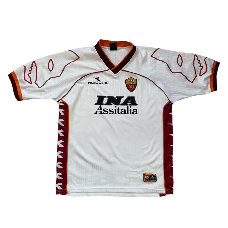 AS Roma 1999/00 Away Football Shirt - L/XL