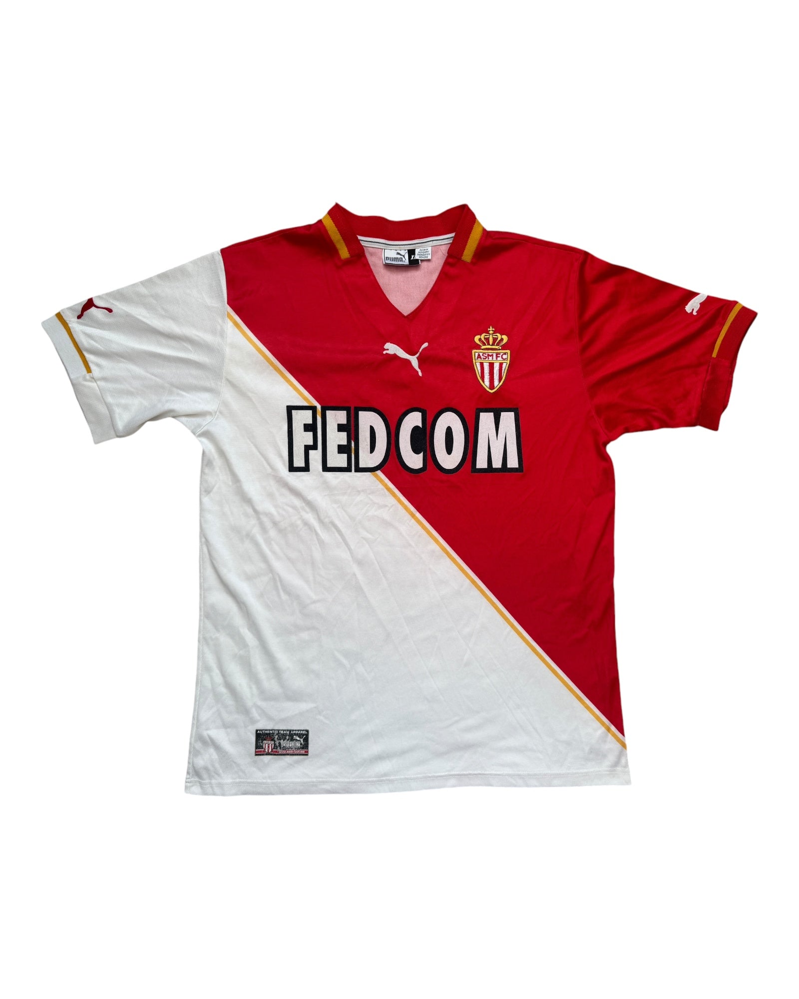 Monaco 2002/03 Home Football Shirt - XL