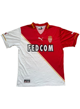 Monaco 2002/03 Home Football Shirt - XL