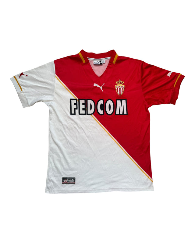 Monaco 2002/03 Home Football Shirt - XL