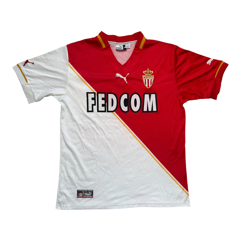 Monaco 2002/03 Home Football Shirt - XL