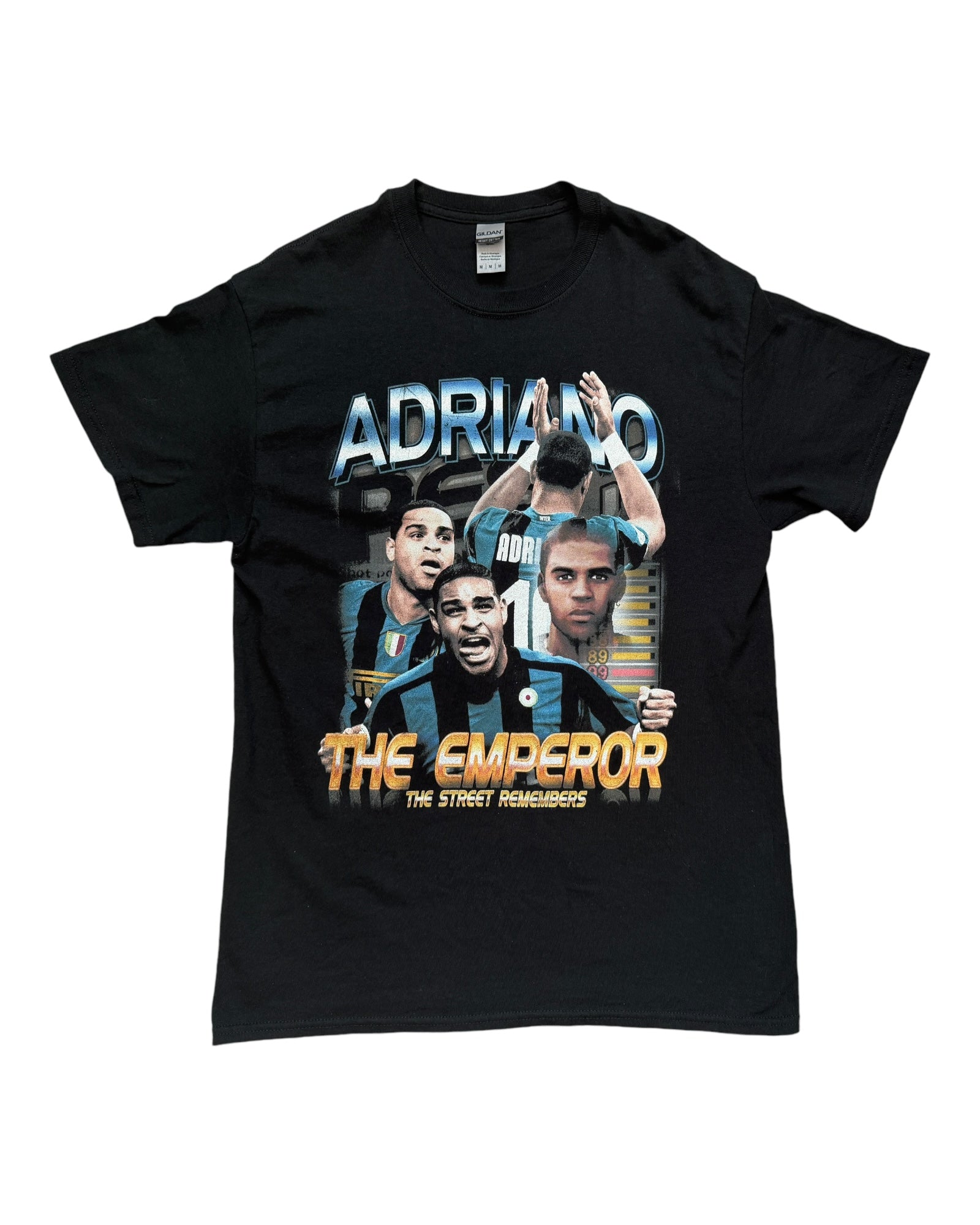 Adriano Inter Milan Bootleg T-Shirt - Medium