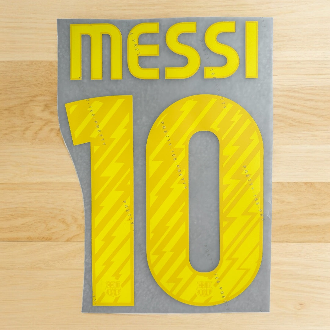 Barcelona 2010/11 Home Messi Nameset