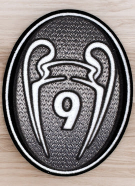 9x UCL Champions League Badge of Honour Real Madrid Patch