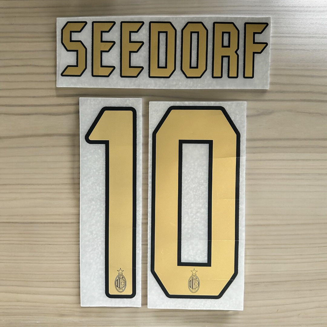 AC Milan 2004/07 Home Seedorf Name Set