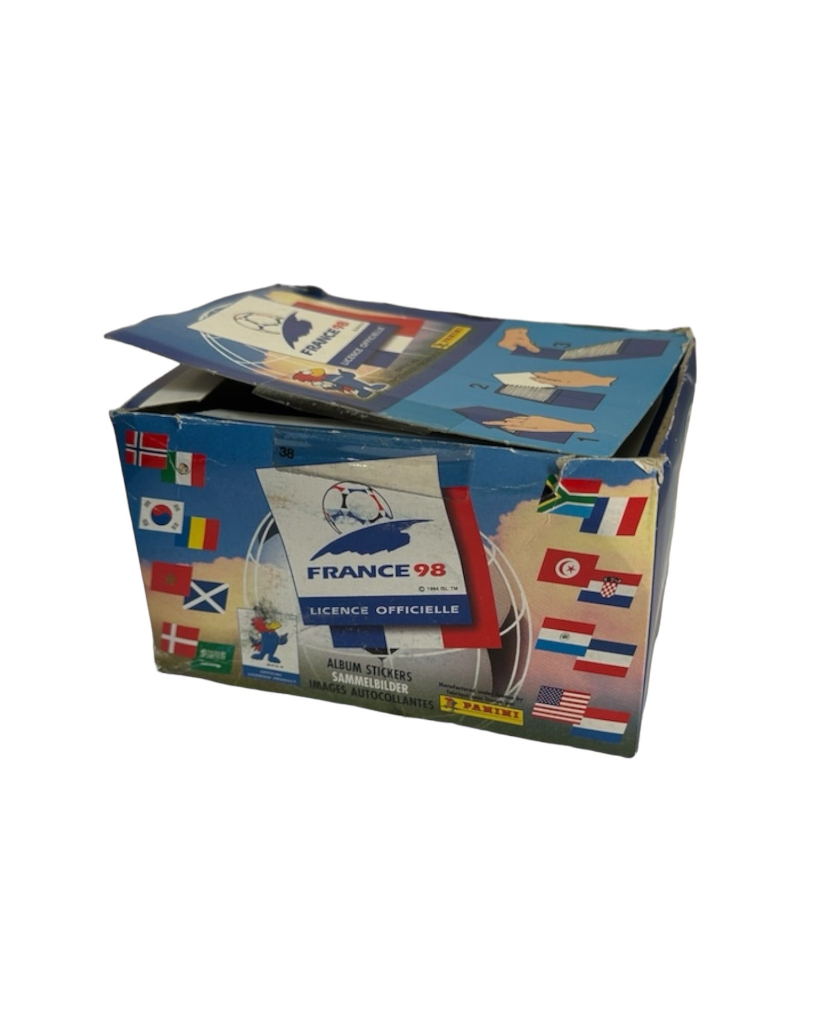 France 98 Panini Empty Box