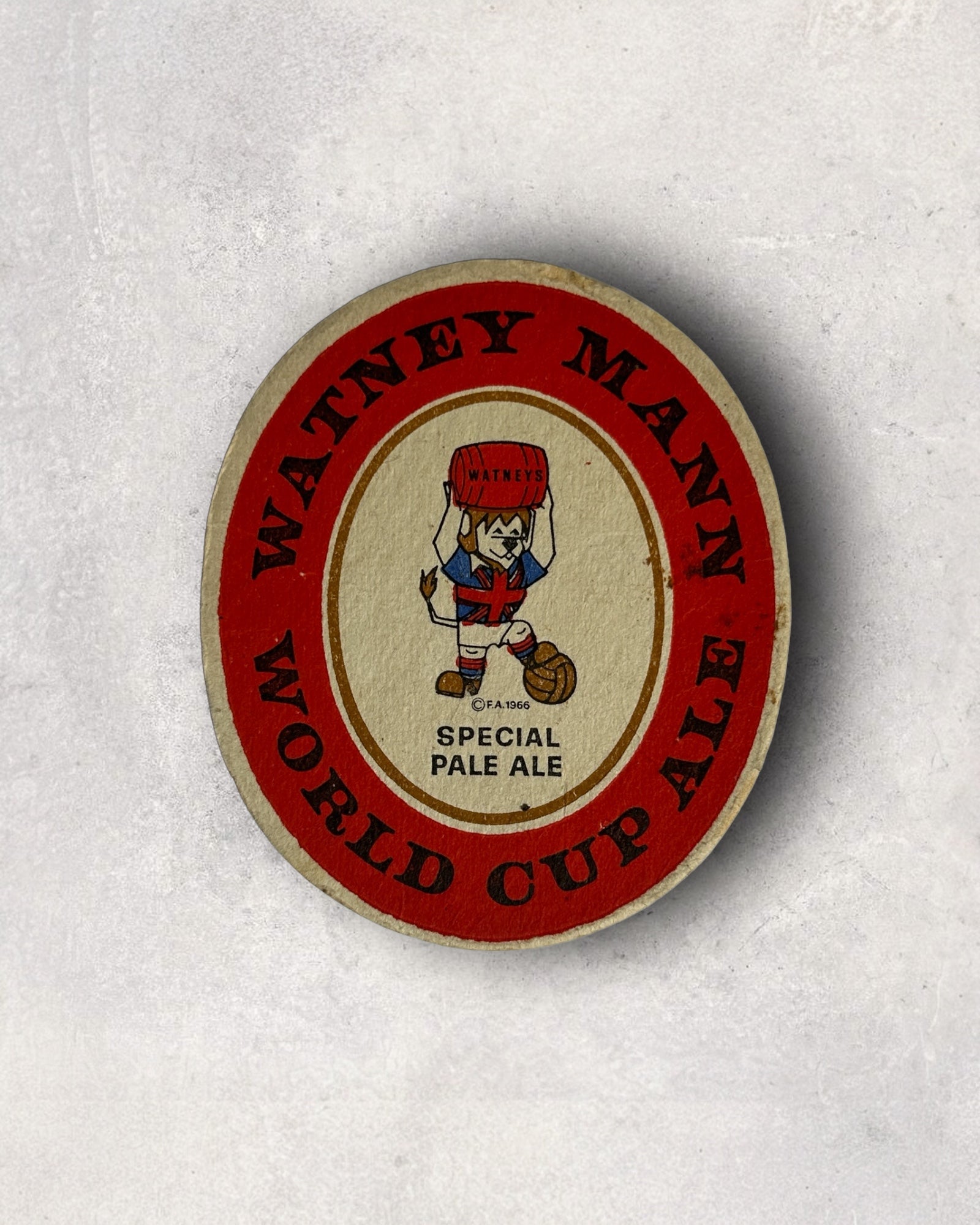 World Cup 1966 Vintage Beer Mat