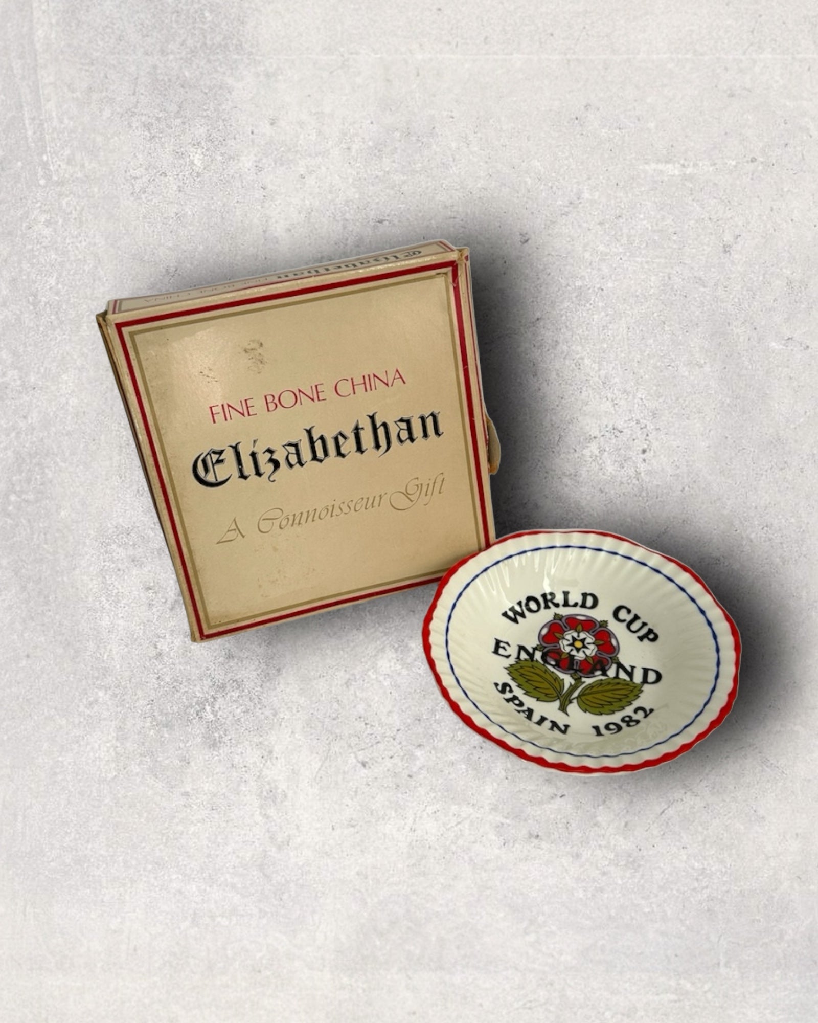Spain 82 England World Cup China Vintage Ash Tray