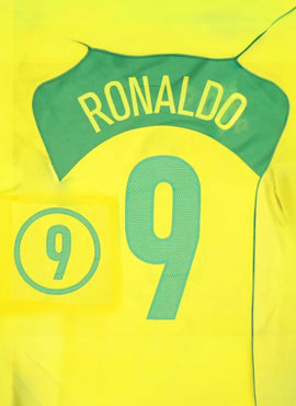 Brazil 2004 Ronaldo Home Name Set