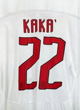 AC Milan 2007/08 Away Kaka Name Set