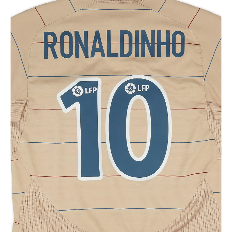 Ronaldinho 2003/04 Away Barcelona Name Set