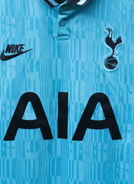 Tottenham AIA Navy Replacement Sponsor