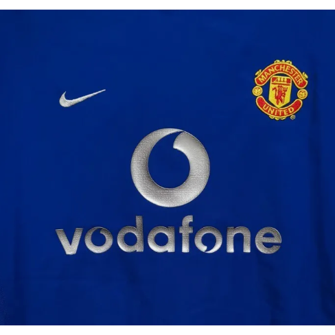 Vodafone Man United 2002 Replacement Sponsor