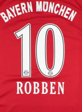 Bayern 2009/10 Robben Name Set