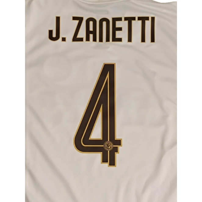 Inter Milan 2008/09 Zanetti Away Name Set