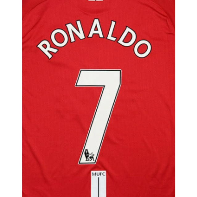 Manchester United 2007/13 Ronaldo Name Set